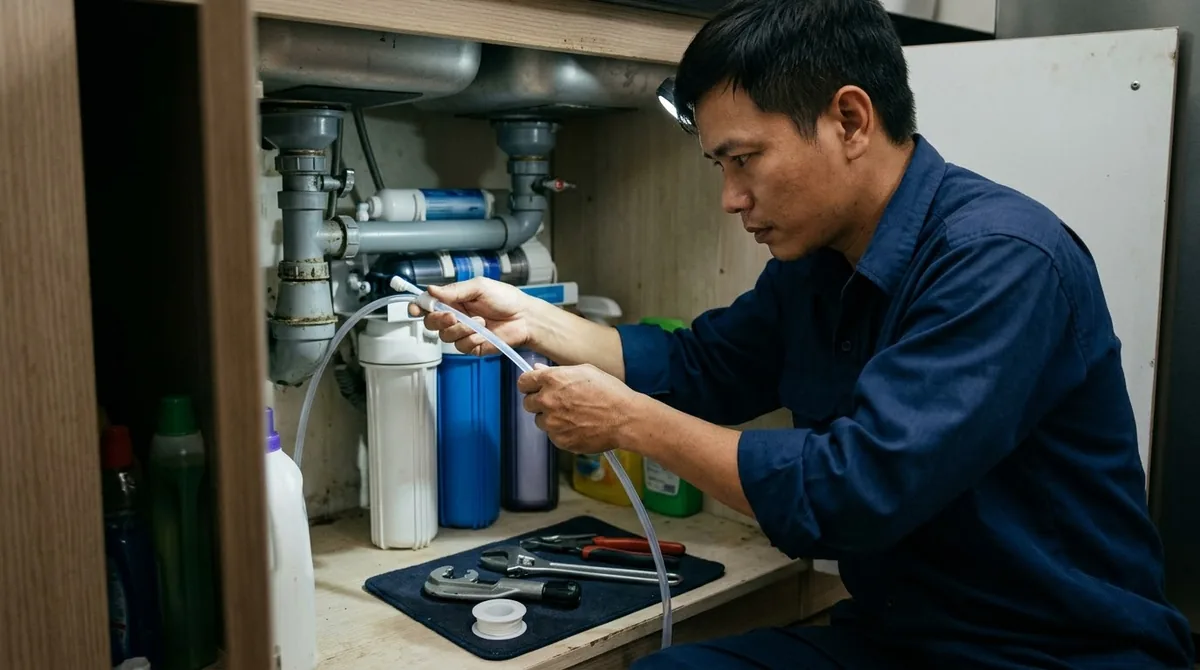 Máy lọc nước RO 9 lõi — dùng thực tế
