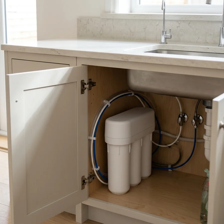Máy lọc nước RO 9 lõi — Máy + lắp âm tủ